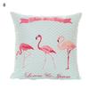 Long-legged Flamingo Series Linen Pillowcase Cushion Cover