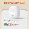 Compactly Bluetooth-compatible Cordless Printer For Household Use Clear Printing On Various Materials No Cartridge