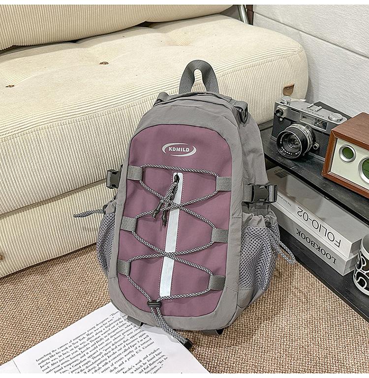 Schoolbag Outdoor Backpack Large Capacity Hiking Backpack Hiking Bag Boys Commuter School Bag Female College Student Computer Bag