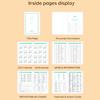 Monthly Index Planner 2027 A5 Daily Planner, Vertical Grain Hardcover 320 Page Goal Setting Agenda Schedule Notebook, English Calendar Organizer
