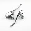 Chrome 1" Brake Clutch Lever For Harley Honda Kawasaki Suzuki Yamaha VT VTX Rat
