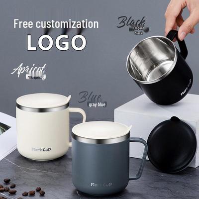 Tasse Isotherme en Acier Inoxydable avec Couvercle - Durable, Tasse pour le Bureau & les Enfants, Cadeau Idéal pour les Amateurs de Thé
