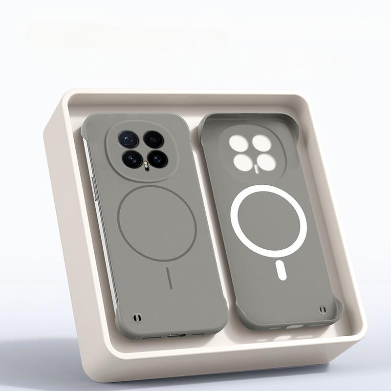 For Magsafe Frameless Case For Honor Magic 8Pro Frosted Ultra Thin Wireless Charging Hard Shockproof Cover for Honor Magic 8 Pro