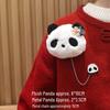 Adorable Red Panda Brooch: Cute Plush Backpack Pin for Students, Couples & Women - Perfect Birthday Gift