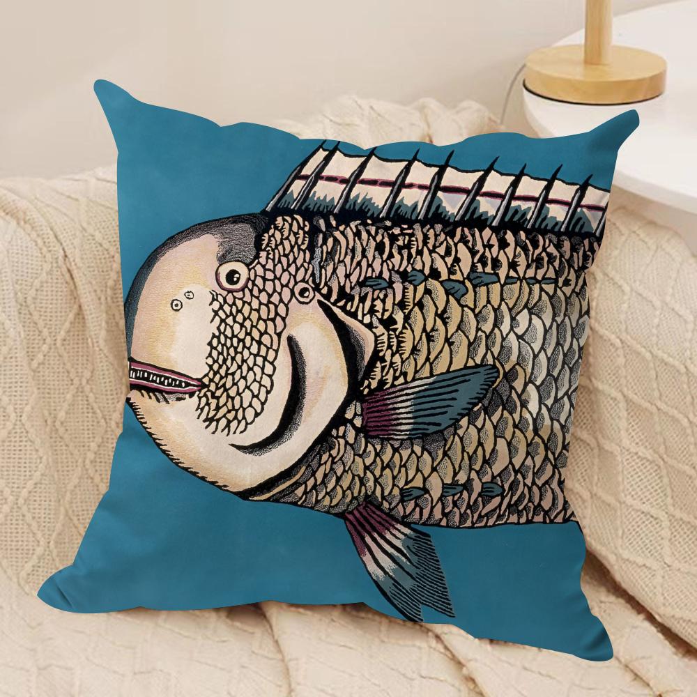 EnglandAbstract Art Figure Cushion Cover Silky Short Plush Double-Sided Printed Pillow Case for Sofa All Seasons Home Decor Gift
