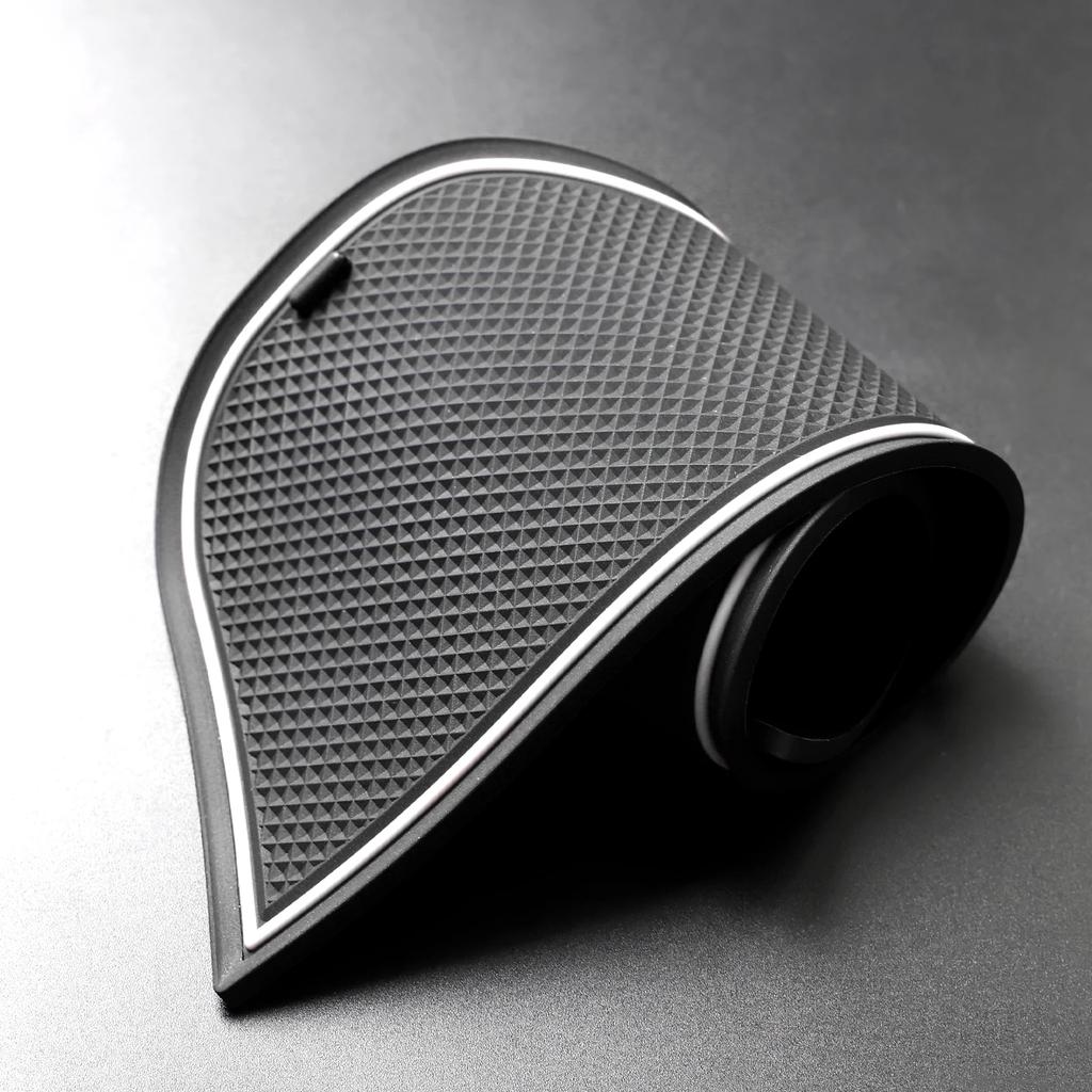 For MG 4 MG4 EV Anti-Slip Gate Slot Mat Non-Slip Door Groove Pad Cup Holder Interior Accessories Rubber Coaster