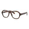 Prada Optical Glasses High Nose Bridge Design, Acetate, Pilot Style, Glasses Tortoiseshell Color 54mm Basic Packaging-glasses Case + Packaging Box