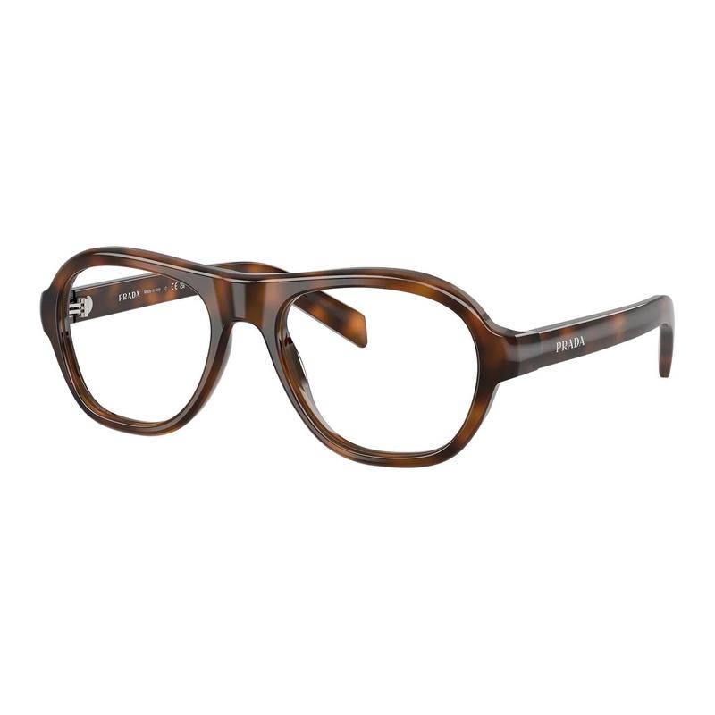 Prada optical glasses High nose bridge design, acetate, pilot style, glasses Tortoiseshell color 54mm basic packaging-glasses case + packaging box
