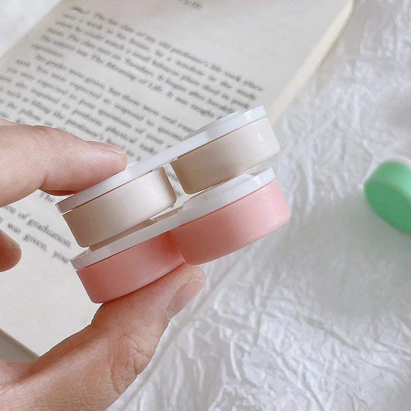 Colored Contact Lens L+R Cases Storage Holder Case Candy Color Soaking Container Travel Accessaries Lenses Contact Lenses Box