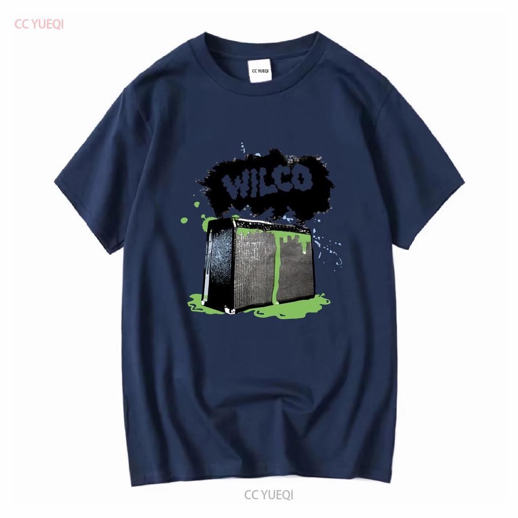 Seltenes Wilco Tour-Band-T-Shirt aus Baumwolle, alle Größen S bis 5XL, Vintage-Waschung, lässig, leicht grafisch, modisch, stylisch, weich