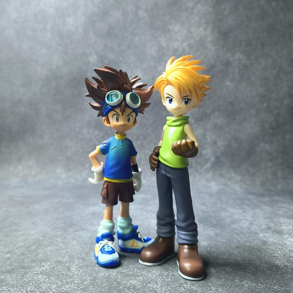 Figurki Digimon Tai Agumon Mimi Baruemon Shuji Badaemon Gabumon Figurka Akcji Kolekcjonerskie Zabawki Prezent świetny do codziennego użytku