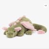Matcha Dragon Series: Snow & Black Dragon Plush Soothing Baby Dolls