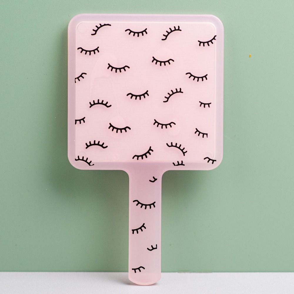Cute Handheld Makeup Mirror Creative Square Mirrors New Portable Small Mirror