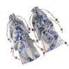 Flower Women Sachet Embroidered Drawstring Gift Bag Antique Storage Bag  Wedding