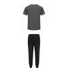 Adidas Taekwondo Round Neck Pullover Breathable Short Sleeve T-Shirt Striped Fashion Long Pants Casual Sports Set ADICLTS24CTK-GFC+TR30P1T-BW