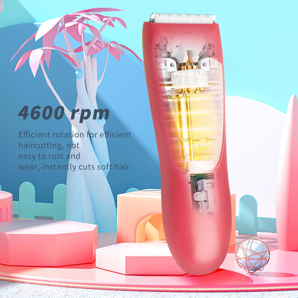 Rechargeable Silent Baby Hair Clipper for Newborns