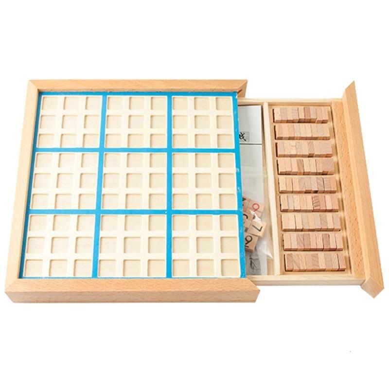 Sudoku Crosswords Montessori Wooden Educational Digits Inference Logic Games Latin Square Math Puzzles Number Place Games Toys