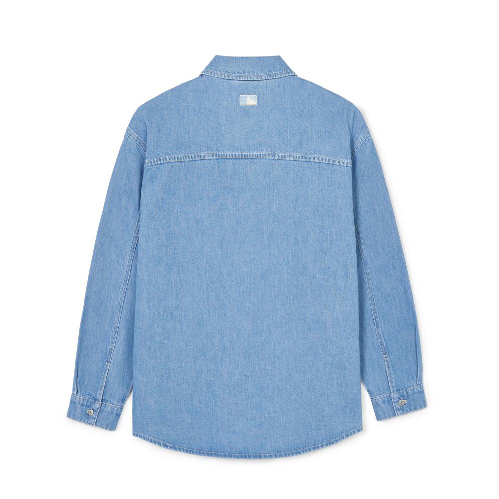 New MLB New York Yankees Denim Jackets Unisex Blue 3ADRB0341-50BLL