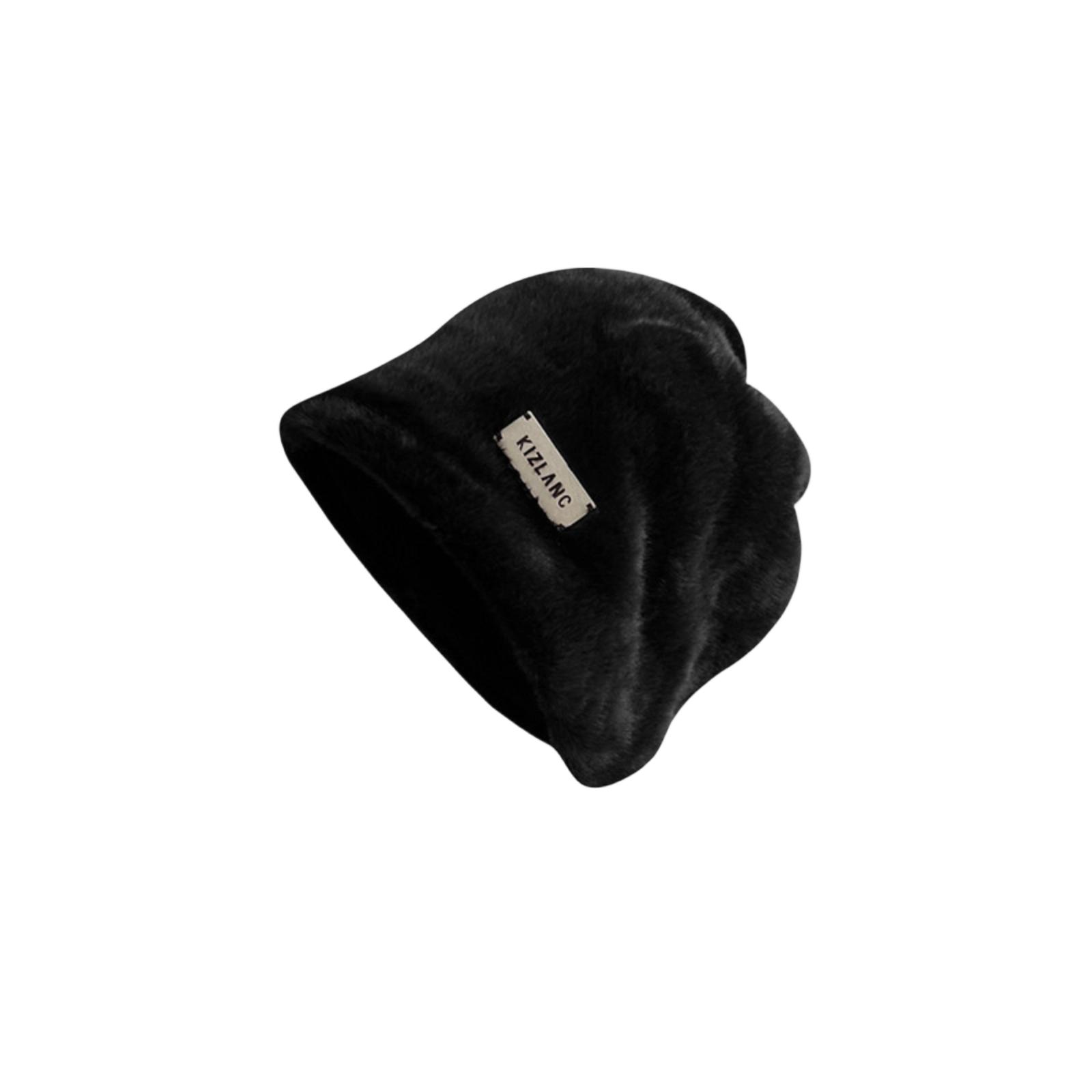 Plush Pile Hat For Women, Fashionable And Versatile, Small Warm Hat