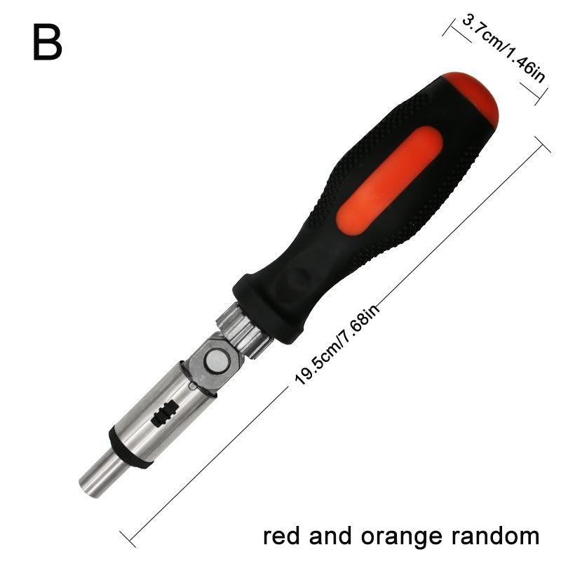 

Многофункциональная магнитная трещотка-отвертка с переменным углом наклона 0-180 градусов, может поворачиваться влево и вправо, шестигранный интерфейс 1/4 дюйма