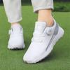 Damskie Buty Golfowe Profesjonalne Skórzane Trampki Duży Rozmiar Outdoorowe do Chodzenia Płaskie Miękkie Modne Golfer