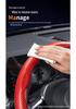 Universal Carbon Fiber Steering Wheel Cover - Non-slip, Ultra-thin, Comfortable Grip for All Seasons