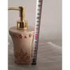 Decorative Plastic Lotion Bottle With Floral Pattern For Bathroom And Spa