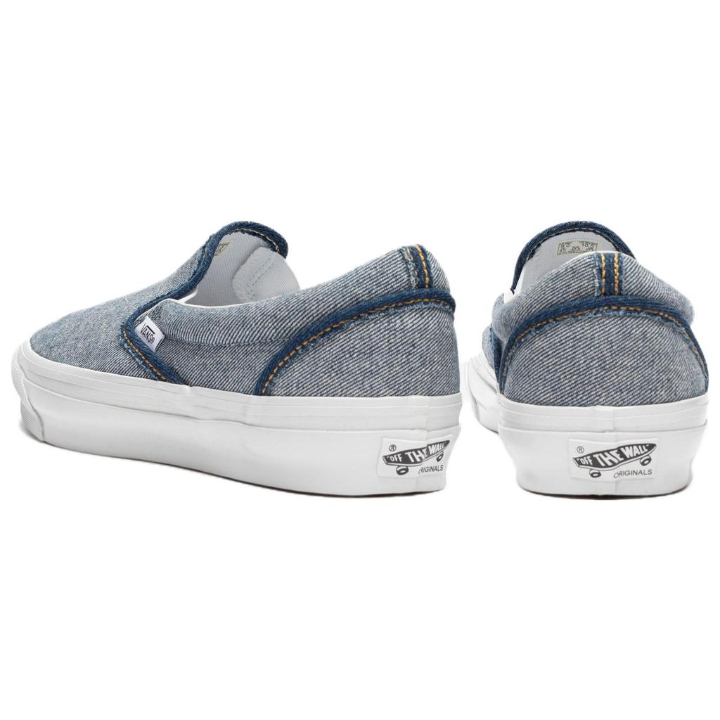 Vans OG Classic Slip-On Inside Out Denim Unisex Sneakers Blue Indigo VN0A32QNIND