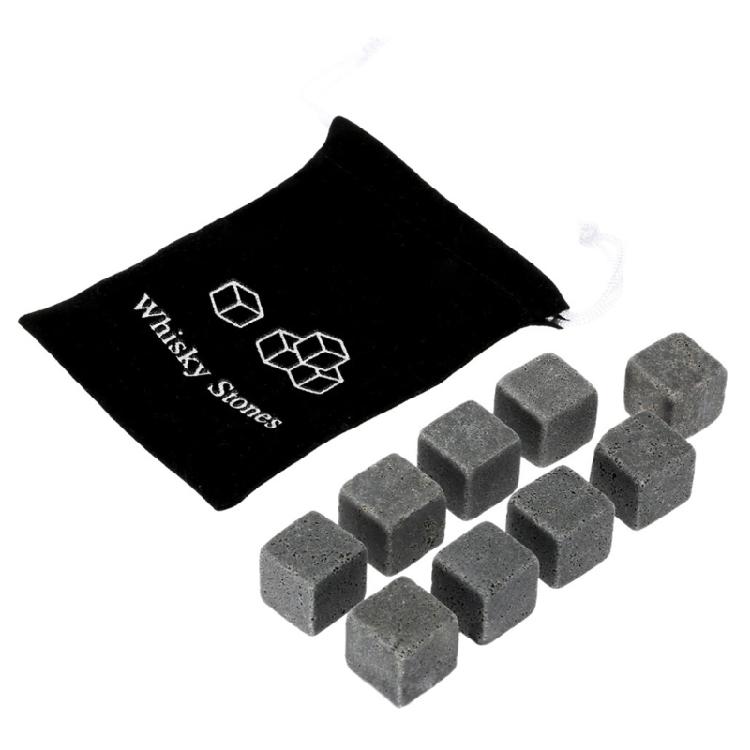 9pcs Whiskey Stones Chilling Ice Cubes for Bar Wine Cooler Party Wedding Gift