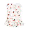 Cute Print Skirt for Small Dogs Sweet Cats Dogs Dress Summer Spring Small Dogs Traction Rings Comfortable Dogs Skirt