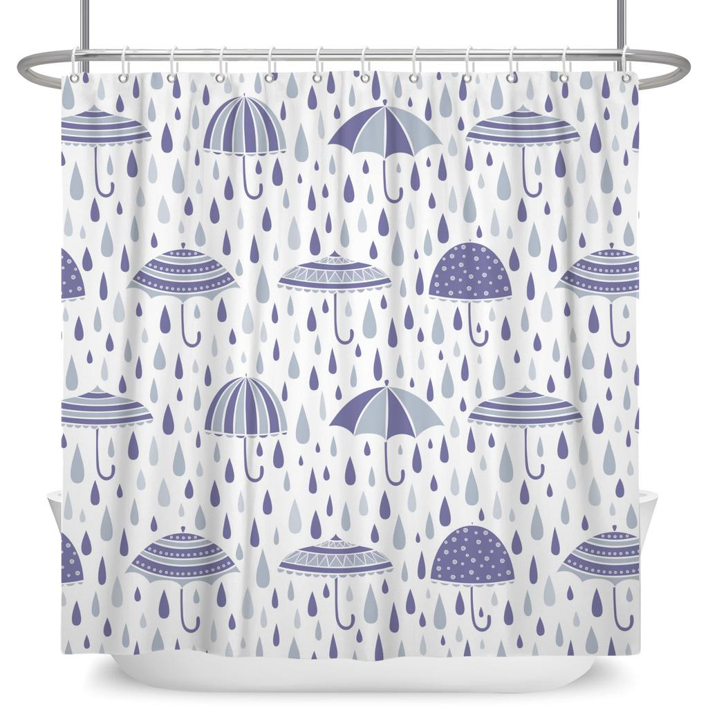 Cute Cartoon Animal Shower Curtain Waterproof Bath Curtain Bathroom Decor Kids Friendly Design Multiple Fun Patterns With Hooks