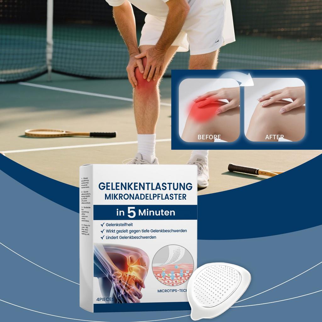 Joint Care Microneedle Patches Reduce Joint Pain. The Patches Are Quickly Absorbed And Provide Long-lasting Relief. They Are Suitable