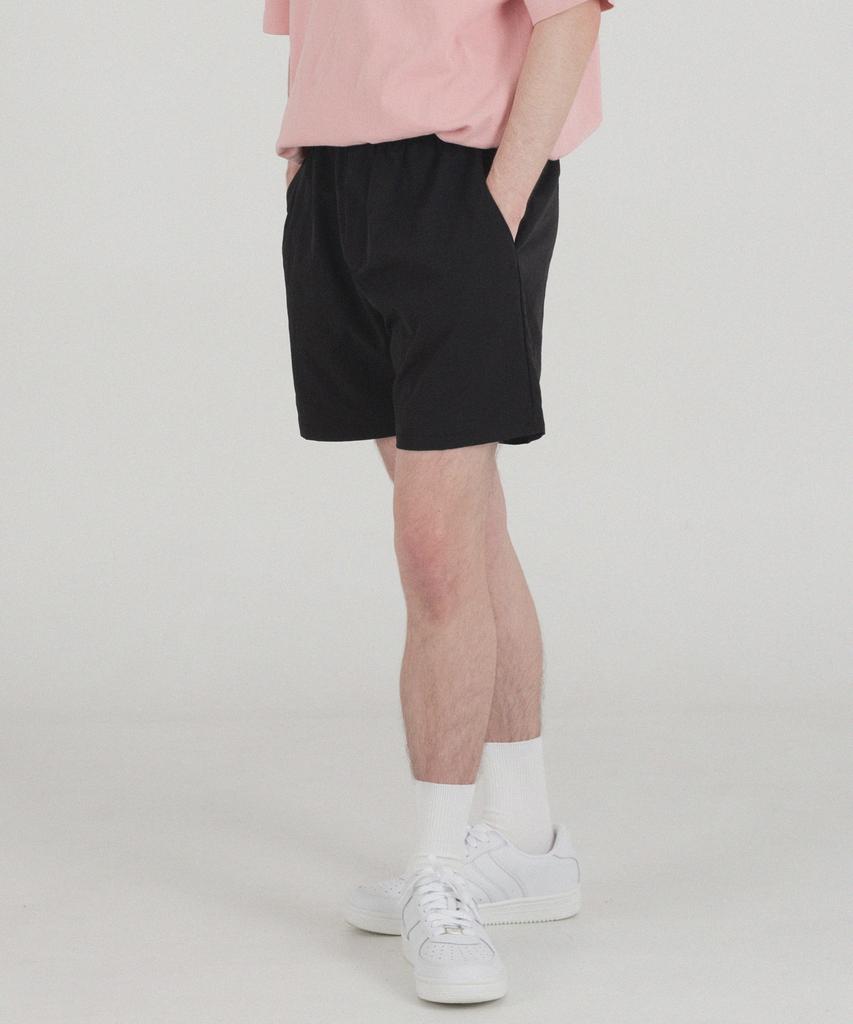 PIANER Utility Nylon Banding Shorts (Black)