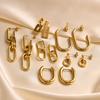 Statement Earring for Women, Stainless Steel Metal Chic Ear Jewelry Wholesale Trendy 2026