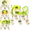 Expressive Dog Snake Plush Toy Keychain Collectible Gift For Friends With Adorable Expressions
