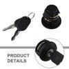 Car Fuel Cap Lock with 2 Keys 5899119 for Fiat for Ducato for C25 for J5 for Talbot for Express 46576969 Plastic