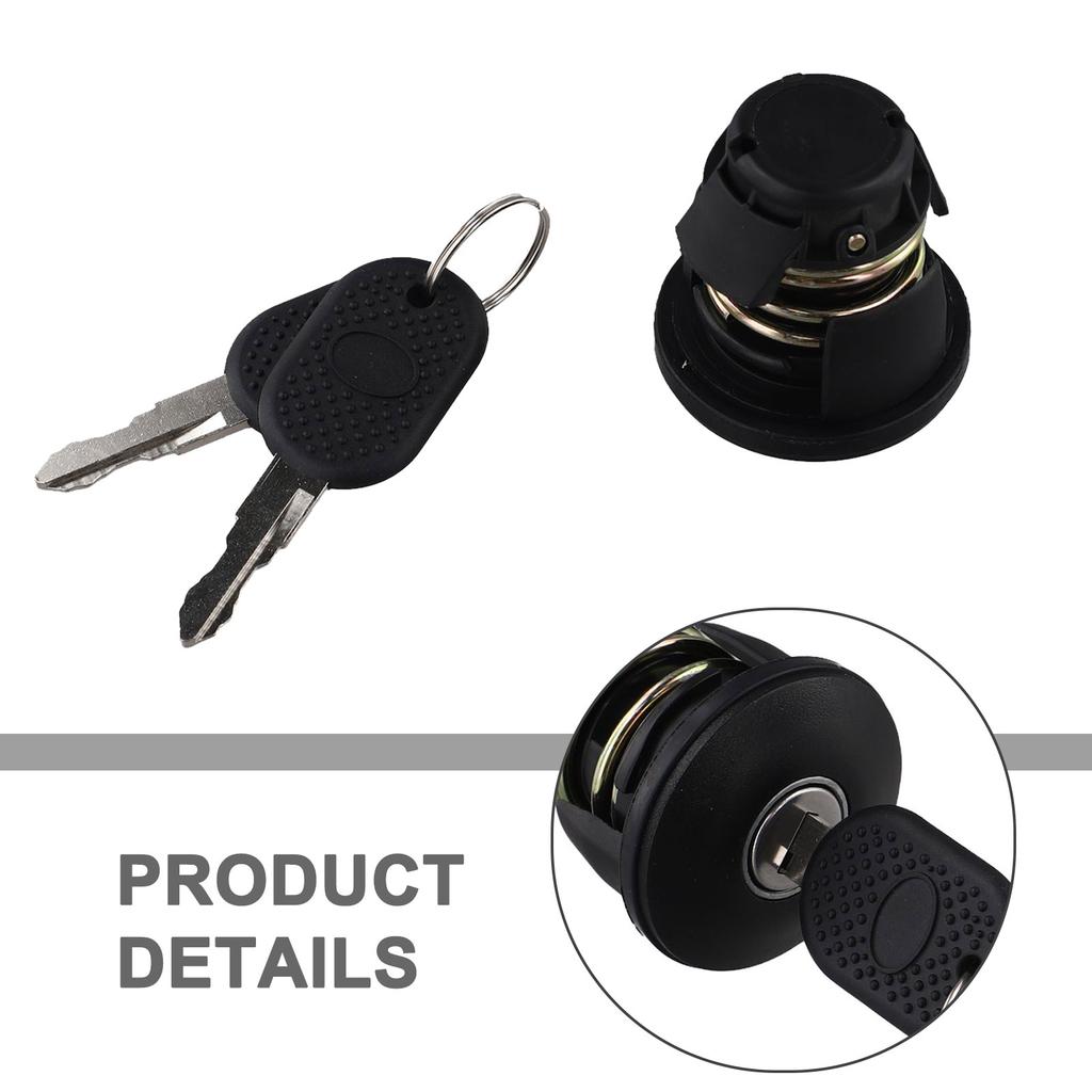 Car Fuel Cap Lock with 2 Keys 5899119 for Fiat for Ducato for C25 for J5 for Talbot for Express 46576969 Plastic