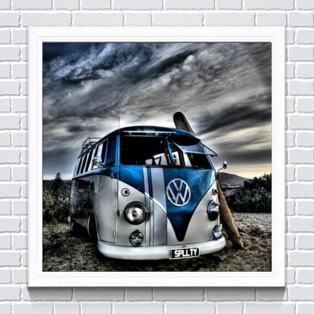 50X50CM 5D Diamond Painting Landscape DIY Full Diamond Moon Tree Embroidery Kit Mosaic Home Decoration