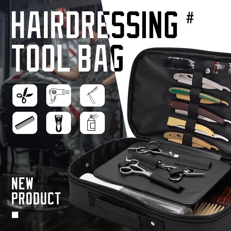 Barbertop Hairdressing Cosmetic Bag Case for Accessories and Tools