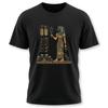 Egyptian Bastet Cat Goddess T-Shirt | Ancient Egypt Hieroglyphs Graphic Tee