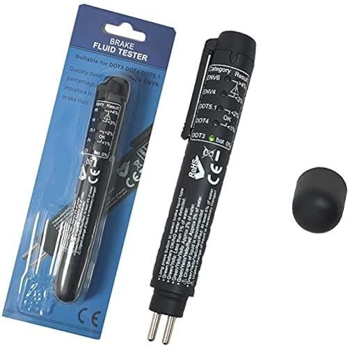 ZKTOOL Version Améliorée Du Stylo Testeur Liquide De Frein Automobile, Detecteur 5 En 1, Peut Test DOT3 DOT4 DOT5 ENV6 ENV4, 5 Indic