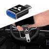 Car Usb Type C Cable Converter Charging Adapter Car Goods Emblem For Lancer ASX Mirage Pajero Xpander Attrage