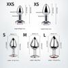Houting Metal Butt Plug Adult Men's and Women's Smsex Toys Masturbation Climax Toys Butt Plug 1.82.2 Anal Plug