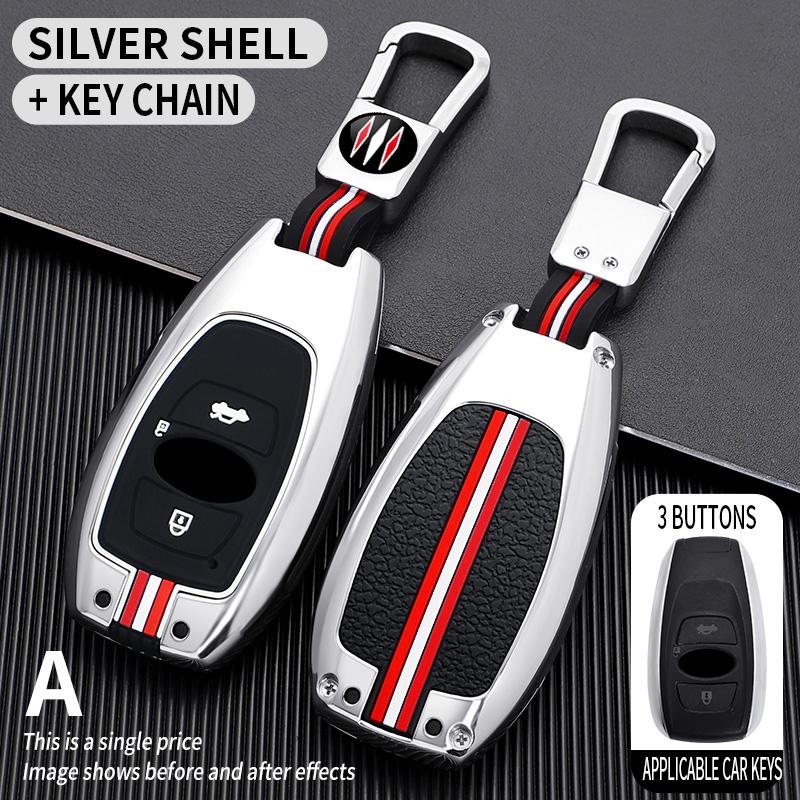 Zinc Alloy Car Remote Key Case Cover Shell Fob for Subaru Legacy XV Forester Outback BRZ SIT Interior Keychain  Accessories