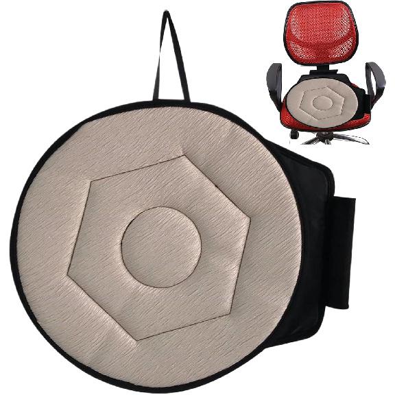Swivel Car Seat, 17.7x15.7 Breathable Comfortable 360° Rotating Seat Cushion, Non Slip Portable Swivel Car, Easy Install Cushion for Elderly