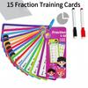 1SET Addition, Subtraction, Multiplication and Division, Primary School Math Card, Repeatable Writing, Children's Learning Aids