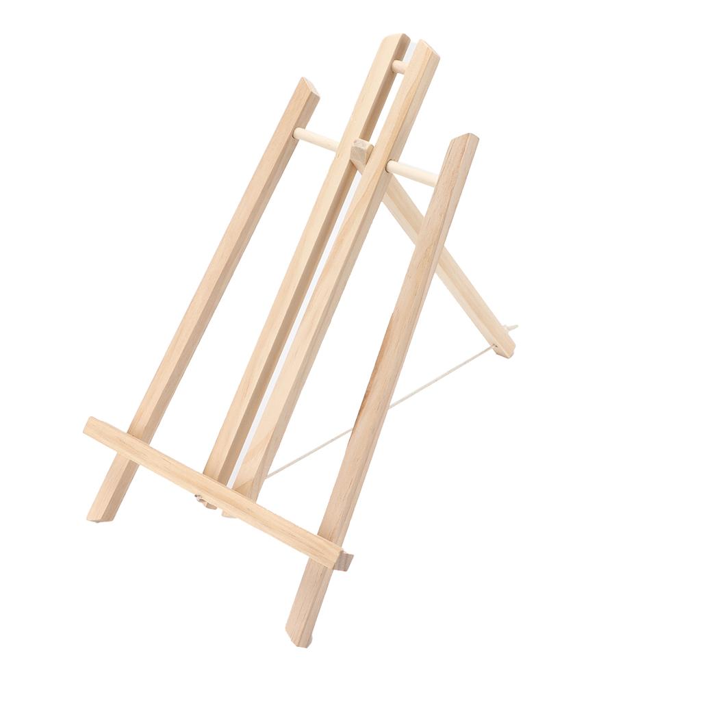 Drewniane sztalugi Regulowana przenośna lekka kompaktowa drewniana sztaluga na biurko do malowania zajęć artystycznych w klasie