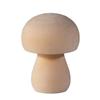 Unpainted Wooden Mushroom for Arts and Crafts Projects Decoration Various Sizes Wooden Mushroom Set of 10 DIY