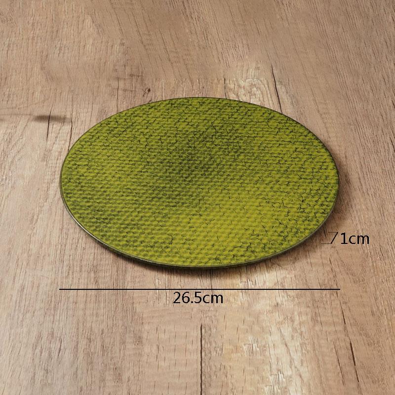 

Креативная текстурная керамическая обеденная тарелка, тарелка для суши, тарелка для сашими, тарелки для стейка, десертные тарелки, фирменная посуда для ресторана