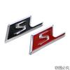 S kurzes Emblem Kofferraumaufkleber für Umrüstung AMG Logo C63 E63S S Logo Heck Heck SAMG Autoaufkleber Dekorationsaufkleber